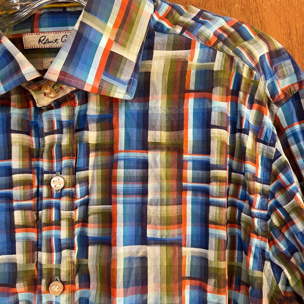 NWOT Robert Graham Button Down Long Sleeve - Picture 4 of 8